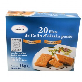 20 FILETS COLIN D'ALASKA...