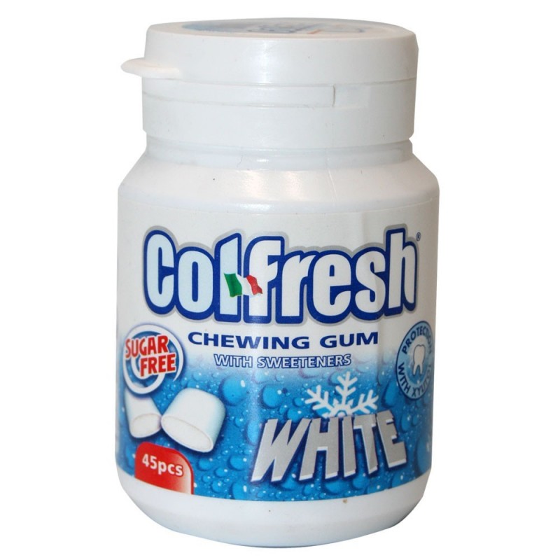 CHEWING GUM SANS SUCRE WHITE 63GR X96 KASHER LEPESSAH CACHER LEPESSAH