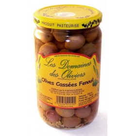 OLIVES CASSEES AU FENOUIL...