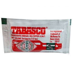 TABASCO PEPPER SAUCE 3ML...