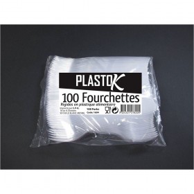 FOURCHETTES PLASTIQUES 100P...