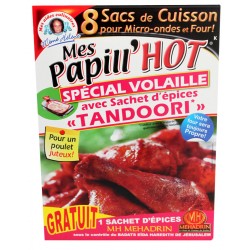 PAPILL'HOT TANDOORI  +8 SAC...